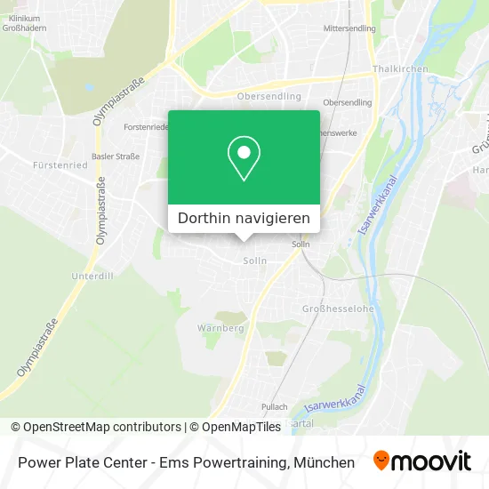 Power Plate Center - Ems Powertraining Karte