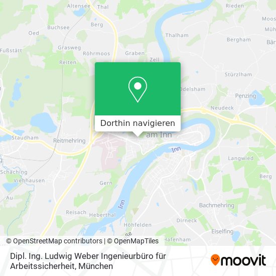 Dipl. Ing. Ludwig Weber Ingenieurbüro für Arbeitssicherheit Karte