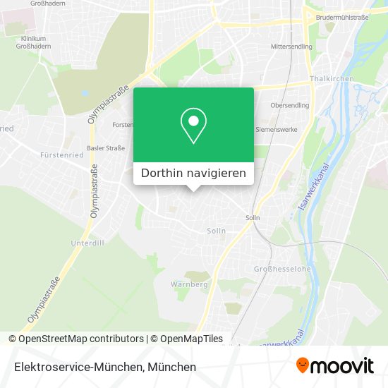 Elektroservice-München Karte