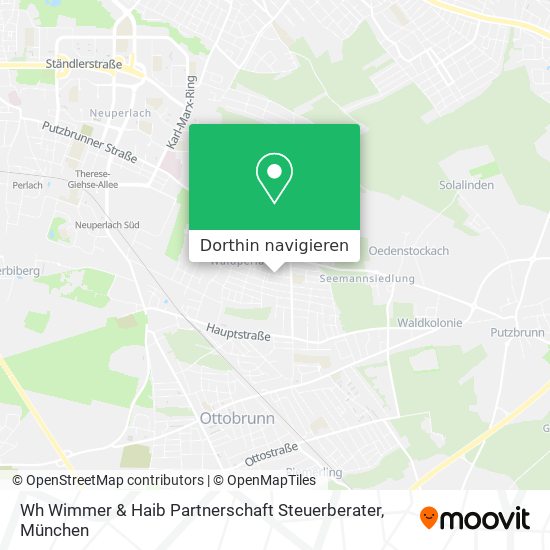 Wh Wimmer & Haib Partnerschaft Steuerberater Karte