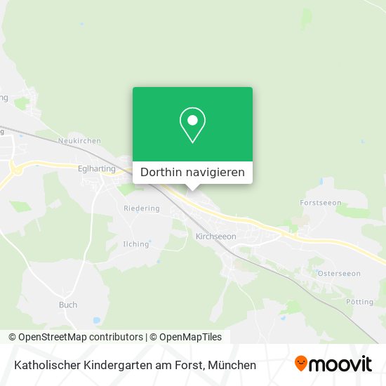 Katholischer Kindergarten am Forst Karte