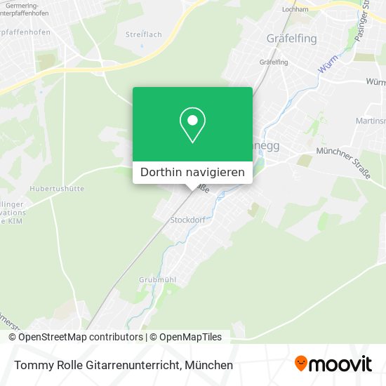 Tommy Rolle Gitarrenunterricht Karte