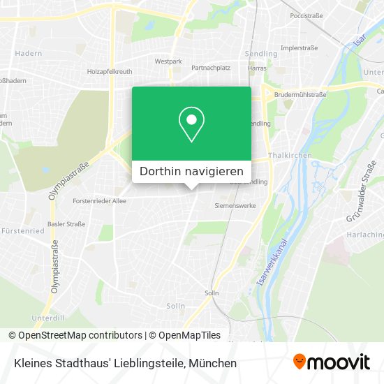 Kleines Stadthaus' Lieblingsteile Karte