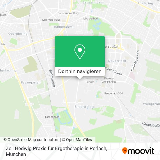 Zell Hedwig Praxis für Ergotherapie in Perlach Karte