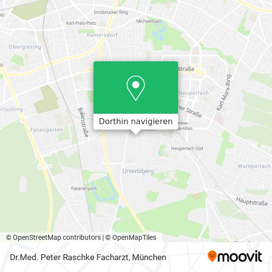 Dr.Med. Peter Raschke Facharzt Karte