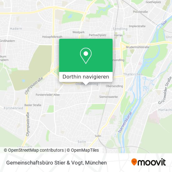 Gemeinschaftsbüro Stier & Vogt Karte