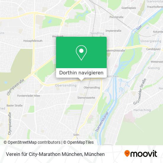 Verein für City-Marathon München Karte