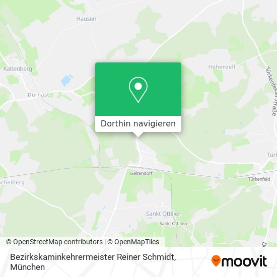 Bezirkskaminkehrermeister Reiner Schmidt Karte