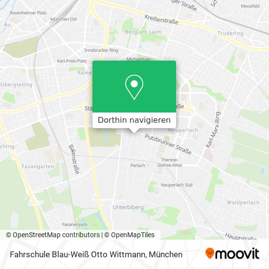 Fahrschule Blau-Weiß Otto Wittmann Karte