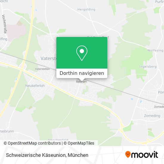 Schweizerische Käseunion Karte