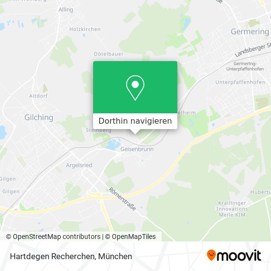 Hartdegen Recherchen Karte