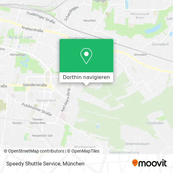 Speedy Shuttle Service Karte