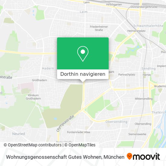 Wohnungsgenossenschaft Gutes Wohnen Karte