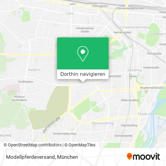 Modellpferdeversand Karte