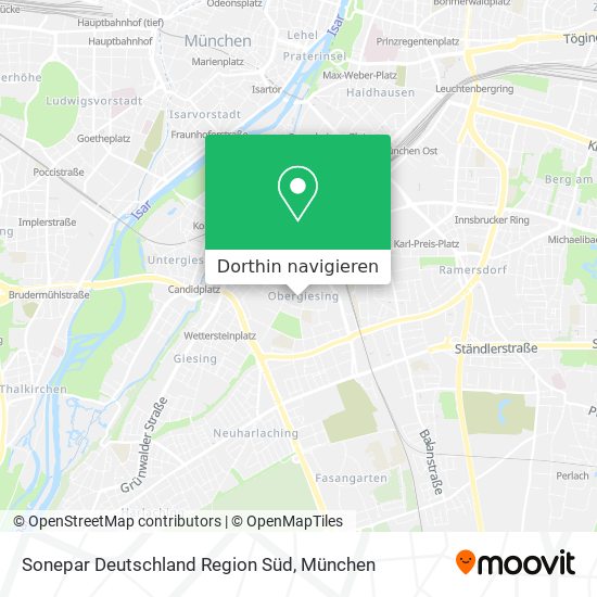 Sonepar Deutschland Region Süd Karte