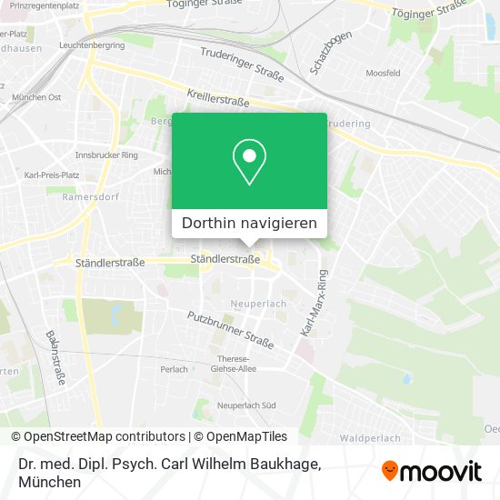 Dr. med. Dipl. Psych. Carl Wilhelm Baukhage Karte