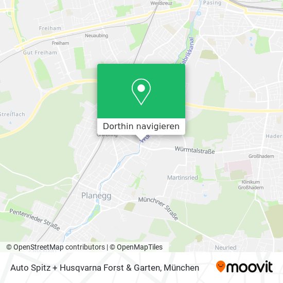 Auto Spitz + Husqvarna Forst & Garten Karte