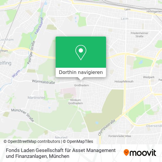 Fonds Laden Gesellschaft für Asset Management und Finanzanlagen Karte