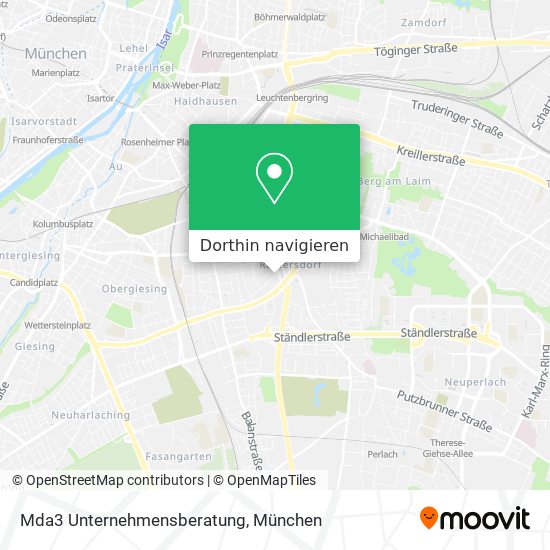 Mda3 Unternehmensberatung Karte