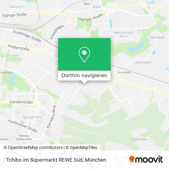 Tchibo im Supermarkt REWE Süd Karte