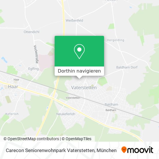 Carecon Seniorenwohnpark Vaterstetten Karte