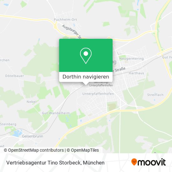 Vertriebsagentur Tino Storbeck Karte