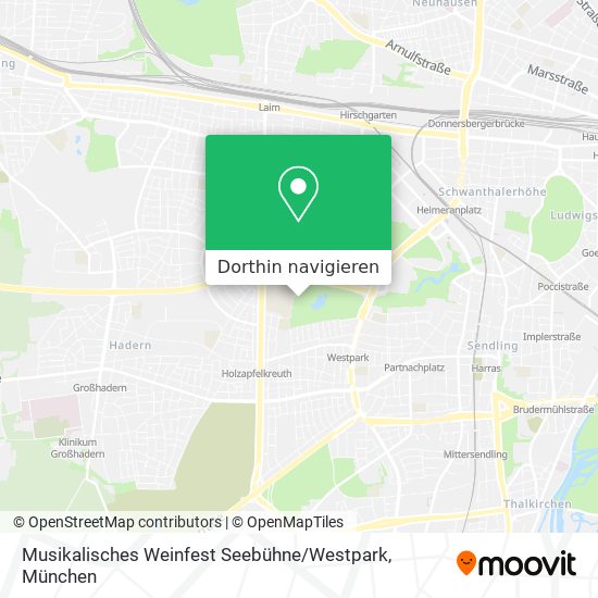 Musikalisches Weinfest Seebühne / Westpark Karte
