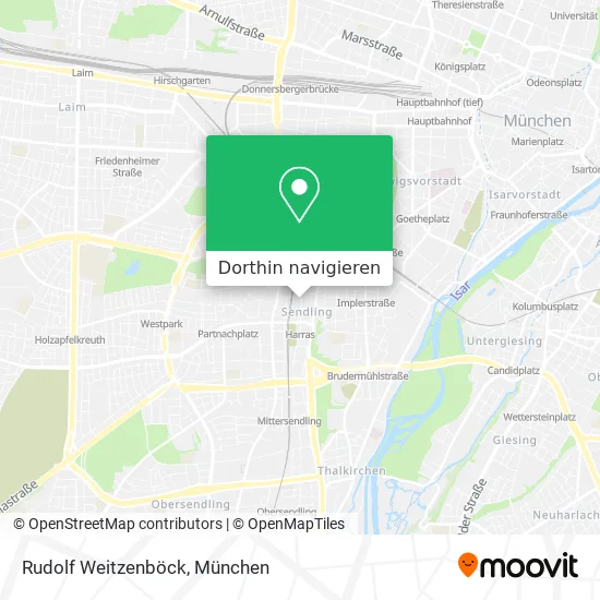 Rudolf Weitzenböck Karte