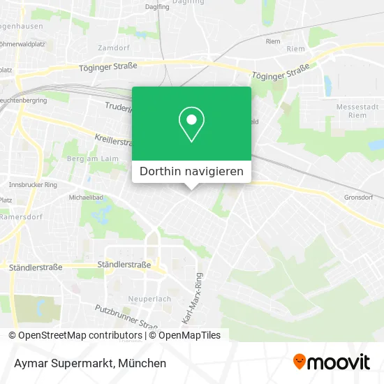 Aymar Supermarkt Karte