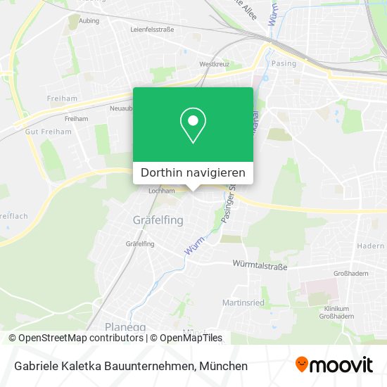 Gabriele Kaletka Bauunternehmen Karte