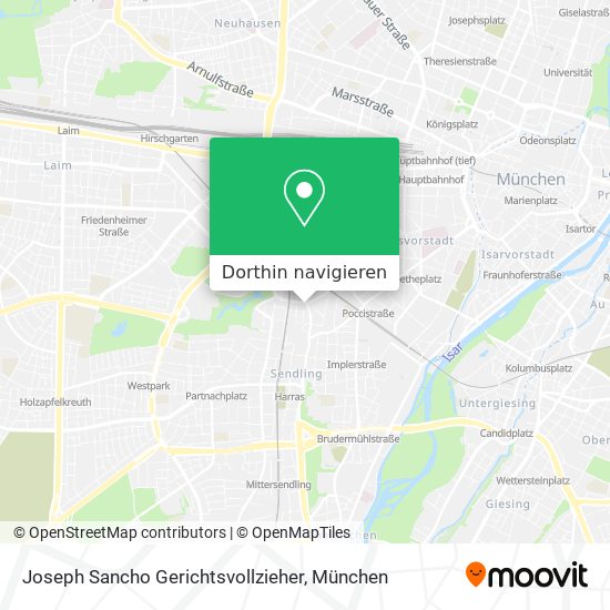 Joseph Sancho Gerichtsvollzieher Karte