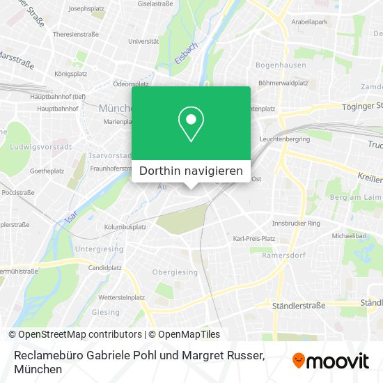 Reclamebüro Gabriele Pohl und Margret Russer Karte