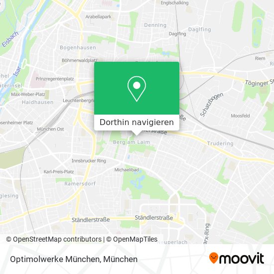 Optimolwerke München Karte