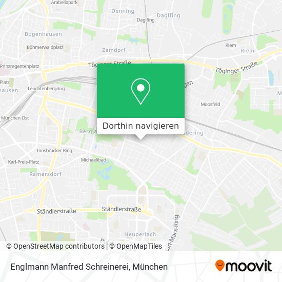 Englmann Manfred Schreinerei Karte