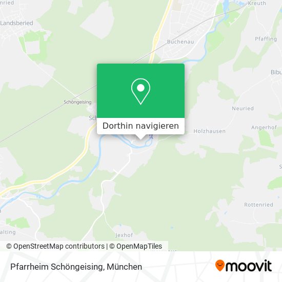 Pfarrheim Schöngeising Karte