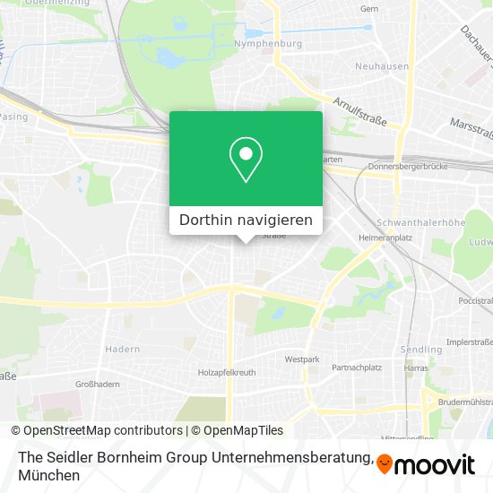 The Seidler Bornheim Group Unternehmensberatung Karte