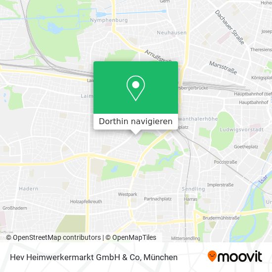 Hev Heimwerkermarkt GmbH & Co Karte