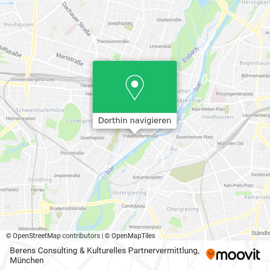 Berens Consulting & Kulturelles Partnervermittlung Karte