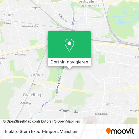 Elektro Stern Export-Import Karte