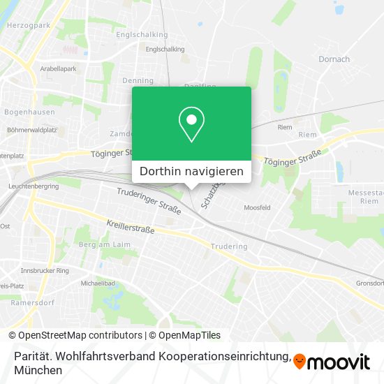 Parität. Wohlfahrtsverband Kooperationseinrichtung Karte