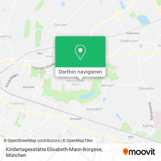 Kindertagesstätte Elisabeth-Mann-Borgese Karte