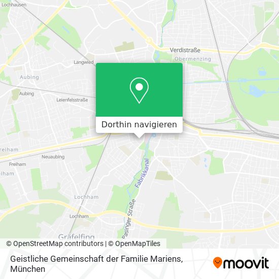 Geistliche Gemeinschaft der Familie Mariens Karte