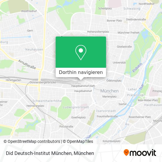 Did Deutsch-Institut München Karte