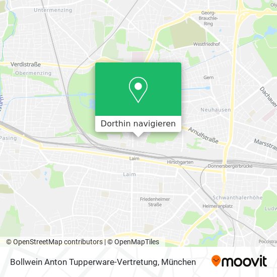 Bollwein Anton Tupperware-Vertretung Karte