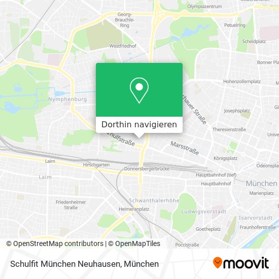 Schulfit München Neuhausen Karte