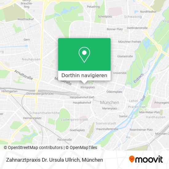Zahnarztpraxis Dr. Ursula Ullrich Karte