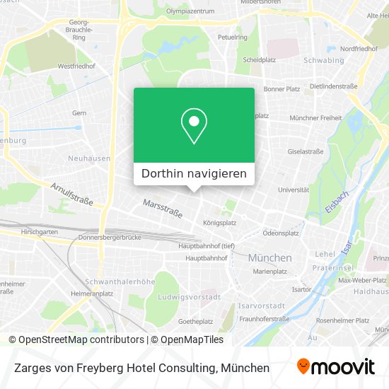 Zarges von Freyberg Hotel Consulting Karte