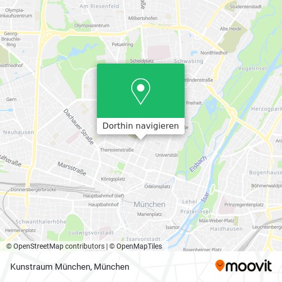 Kunstraum München Karte
