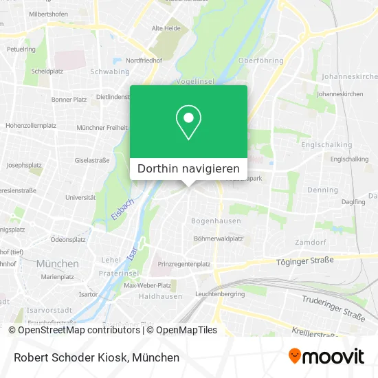 Robert Schoder Kiosk Karte