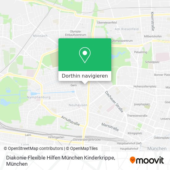 Diakonie-Flexible Hilfen München Kinderkrippe Karte